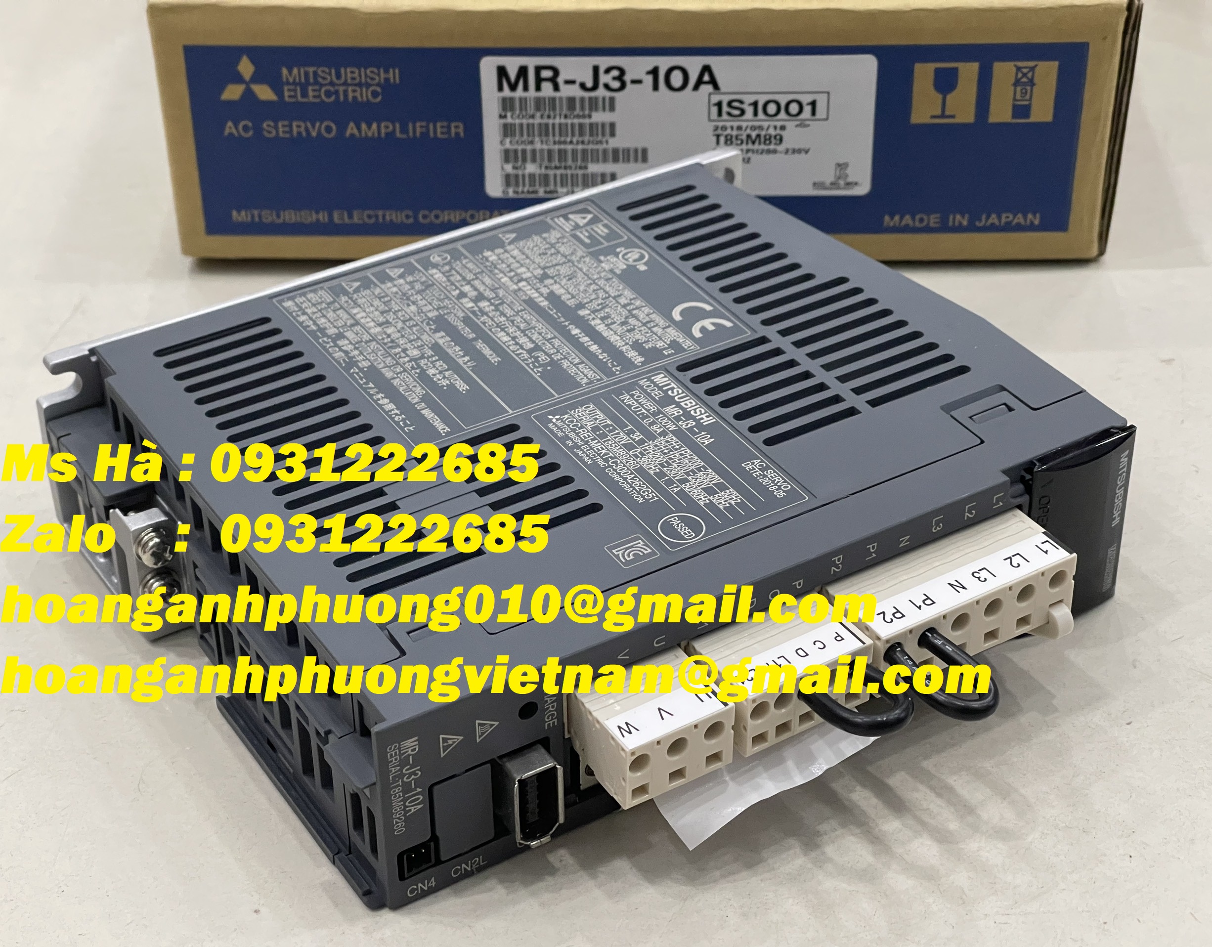 Servo motor J3 series chính hãng MR-J3-10A mitsubishi